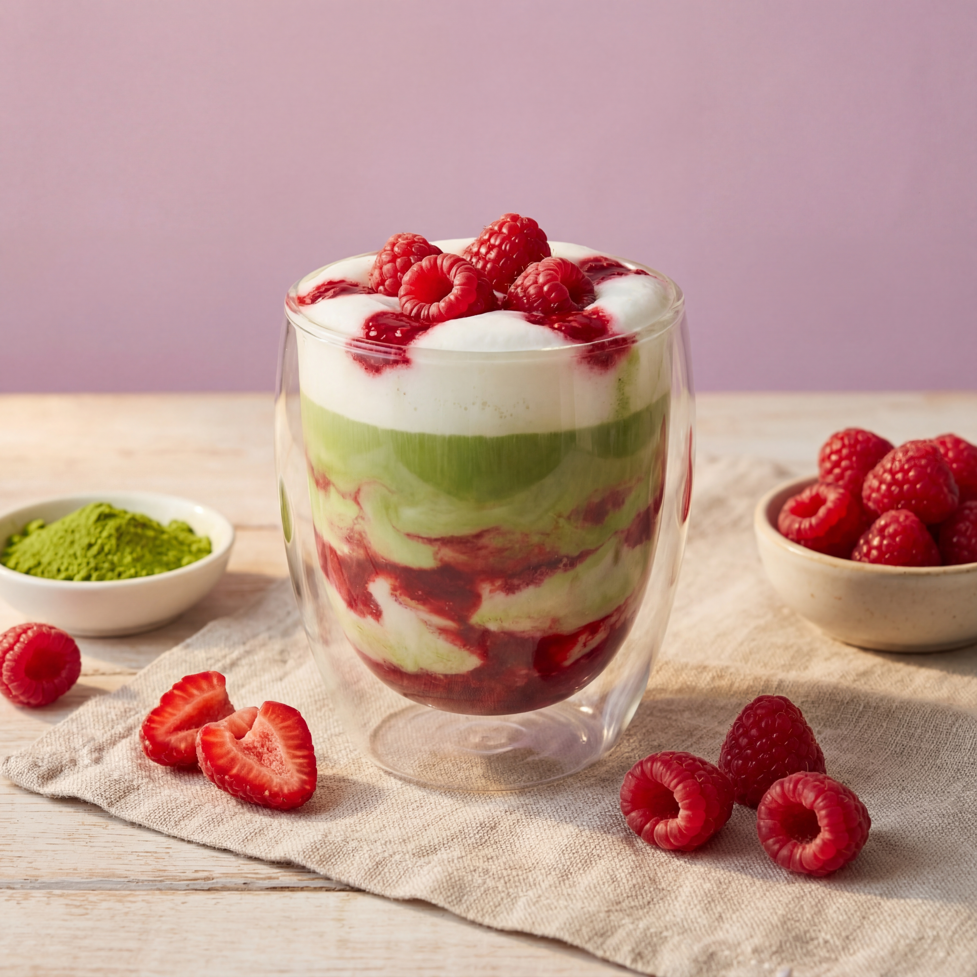 Matcha Framboise 50g